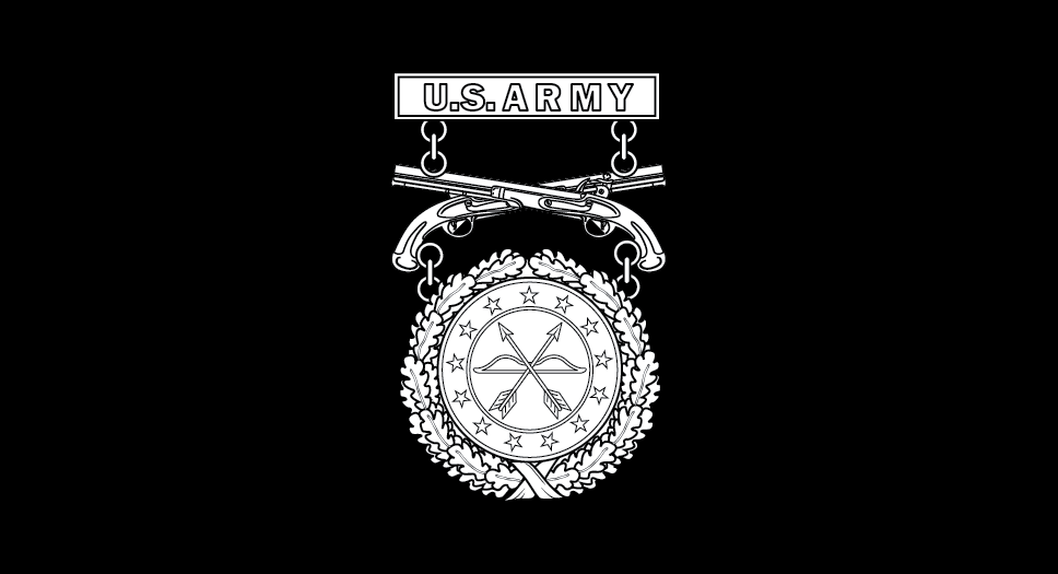 Figure 22-21 from DA PAM 670-1: U.S. Army excellence in competition rifleman badge
