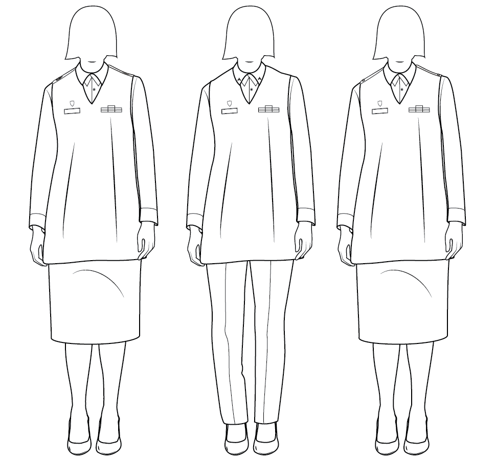 Class A Army service uniform-maternity