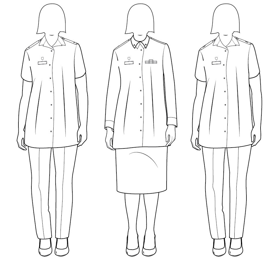 Class B Army service uniform-maternity