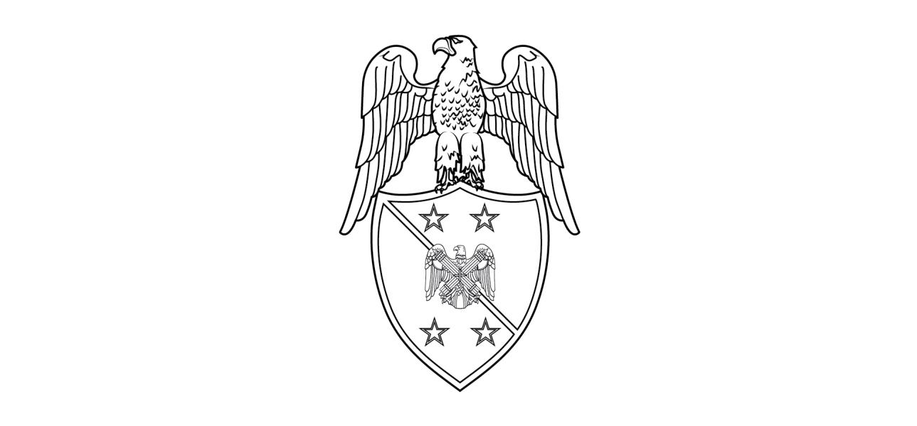 Insignia for aides to a general of the Army
