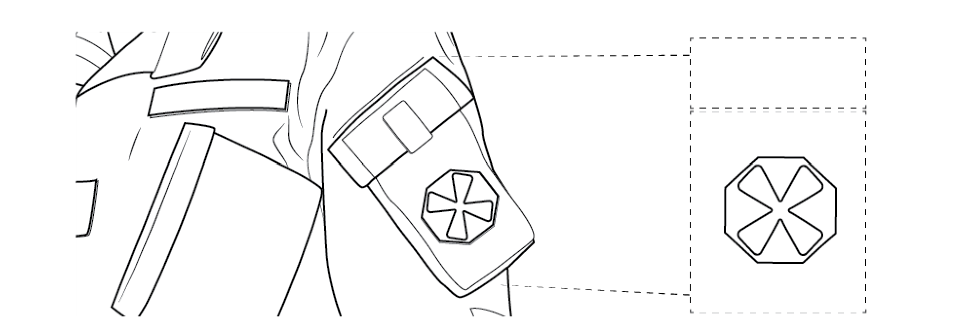 Wearing shoulder sleeve insignia, current organization