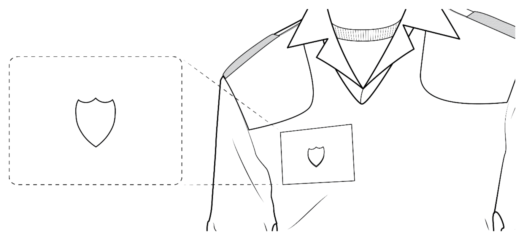 Wearing distinctive unit insignia or regimental distinctive insignia on heritage green 564 pullover