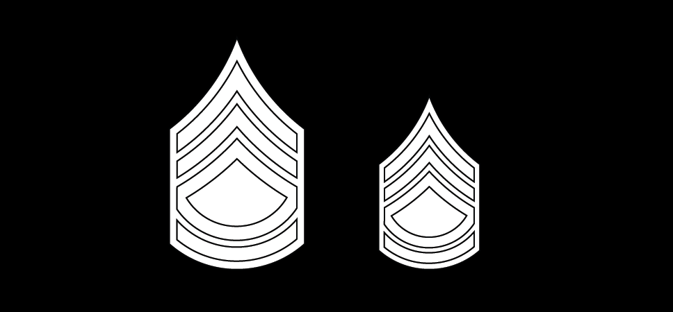 Insignia of grade, sergeant first class