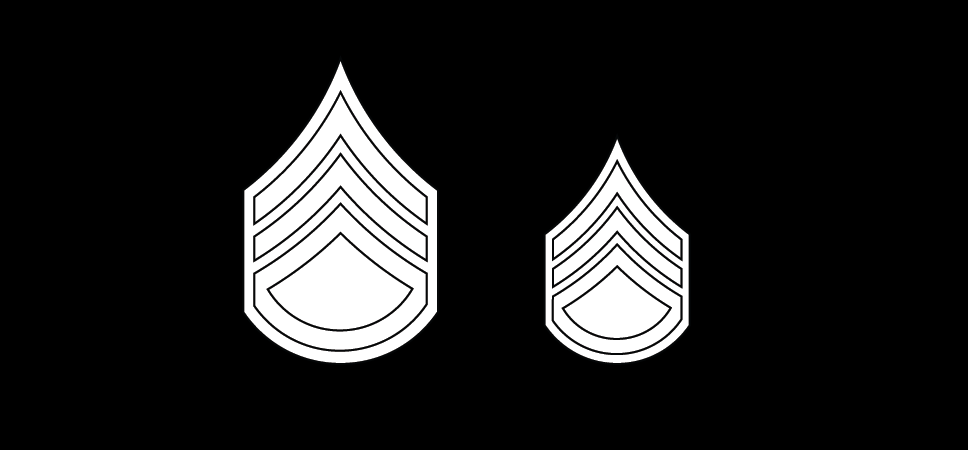 Insignia of grade, staff sergeant
