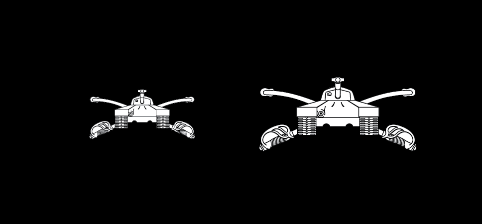 Insignia of branch, Air Defense Artillery