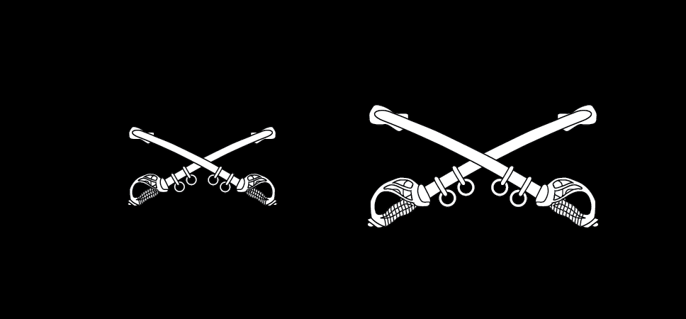 Insignia of branch, Cavalry