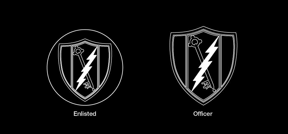 Insignia of branch, Electronic Warfare