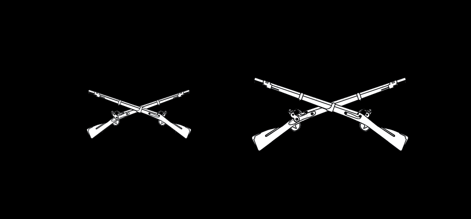 Insignia of branch, Infantry