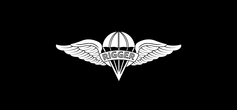 Parachute rigger badge
