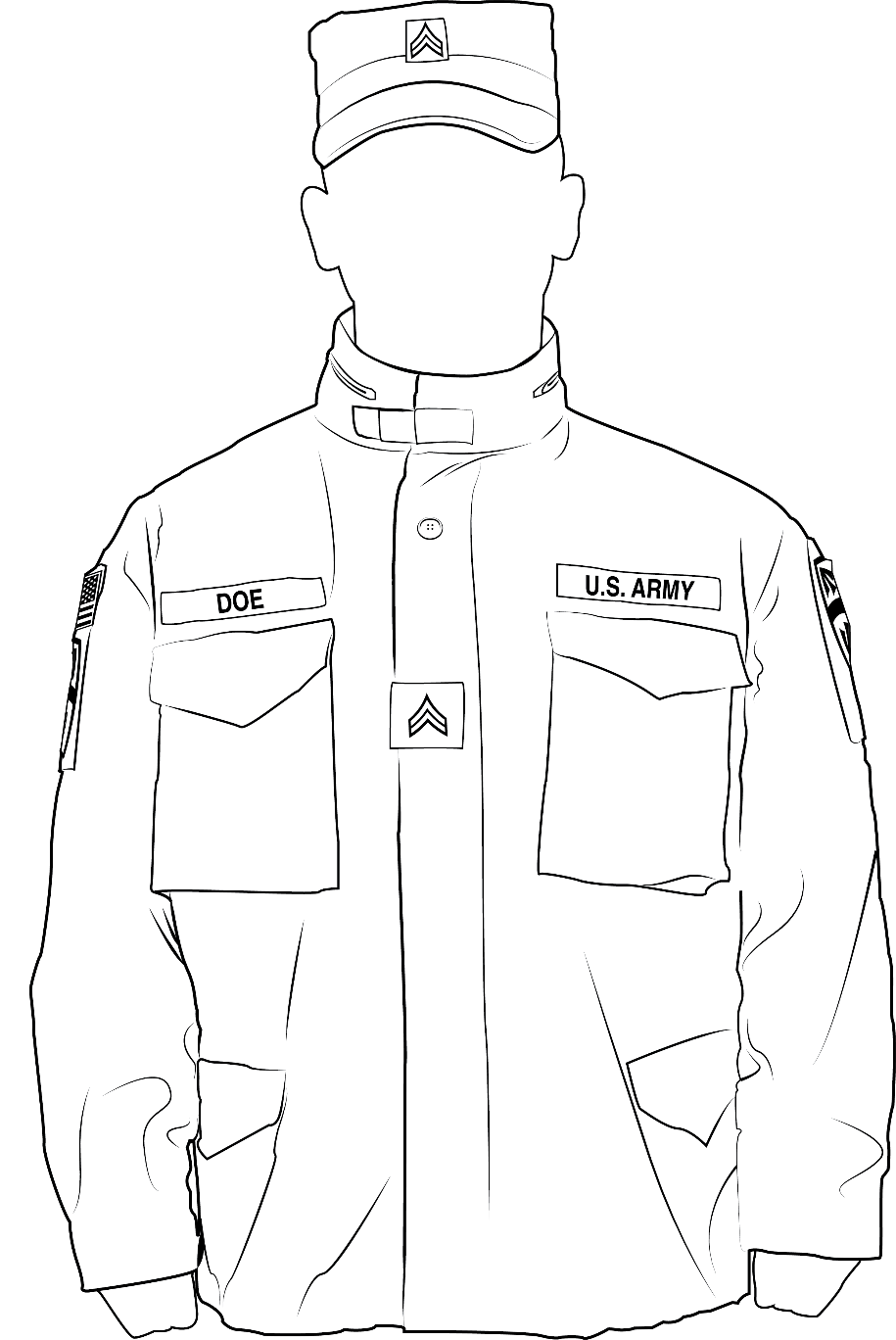 Extended Cold Weather Clothing System coat